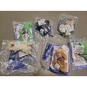 McDonalds‎ Happy Meal Toy 2001 MIP Animal Alley Frog Dog lion etc. 6pcs